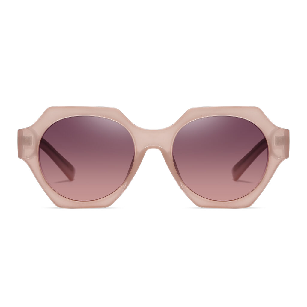 عینک آفتابی چند ضلعی زنانه آلبرت وگ مدل S26106C3 Acetate Avantgarde Visionary