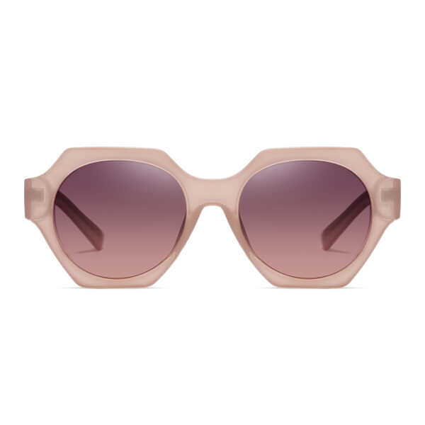 عینک آفتابی چند ضلعی زنانه آلبرت وگ مدل S26106C3 Acetate Avantgarde Visionary