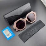 عینک آفتابی چند ضلعی زنانه آلبرت وگ مدل S26106C3 Acetate Avantgarde Visionary